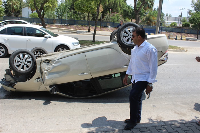 Adana'da trafik kazası: 2 yaralı