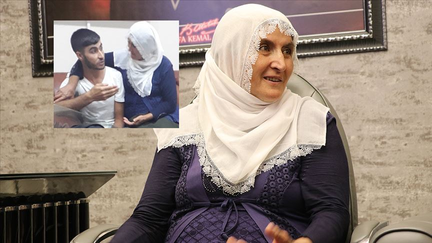 Hacire anne azmiyle oğlunu terörün pençesinden kurtardı