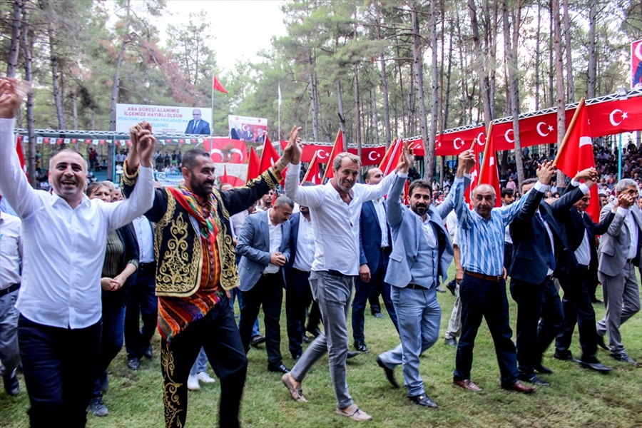 Devlet Bahçeli Yayladağı Aba Güreşleri Festivali