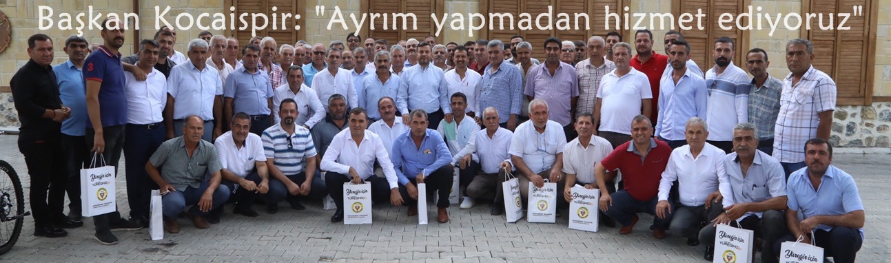 Başkan Kocaispir: "Ayrım yapmadan hizmet ediyoruz"