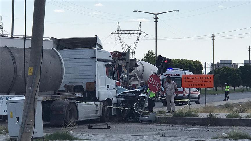 Hatay Emniyet Müdürü Karabörk trafik kazası geçirdi