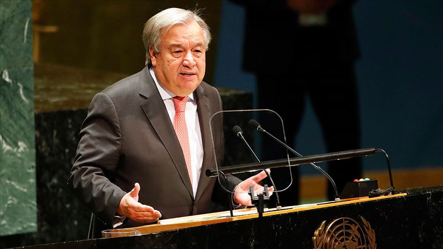 Guterres: Türkiye'nin desteğiyle sağlanan tahıl anlaşması dünya için umut