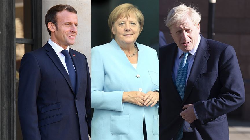 'Macron, Merkel ve Johnson Cumhurbaşkanı Erdoğan ile görüşecek'