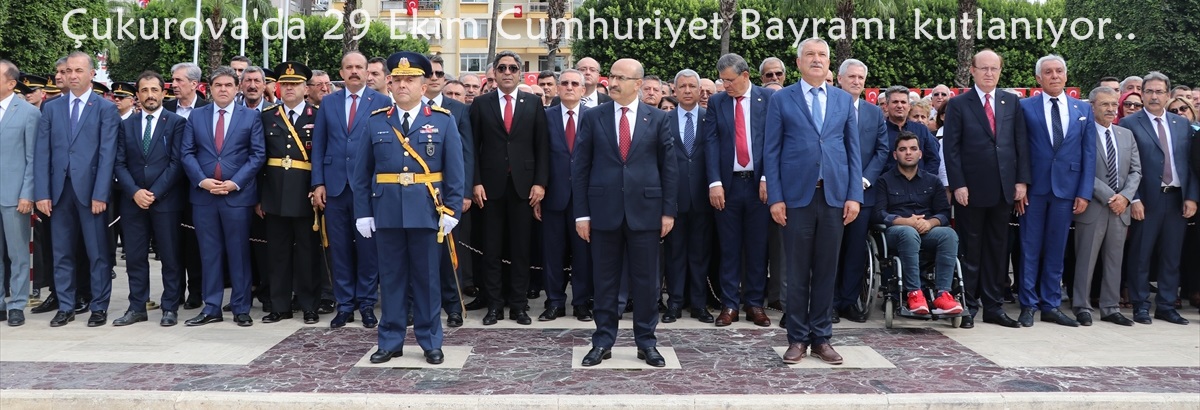 Çukurova'da 29 Ekim Cumhuriyet Bayramı kutlanıyor..