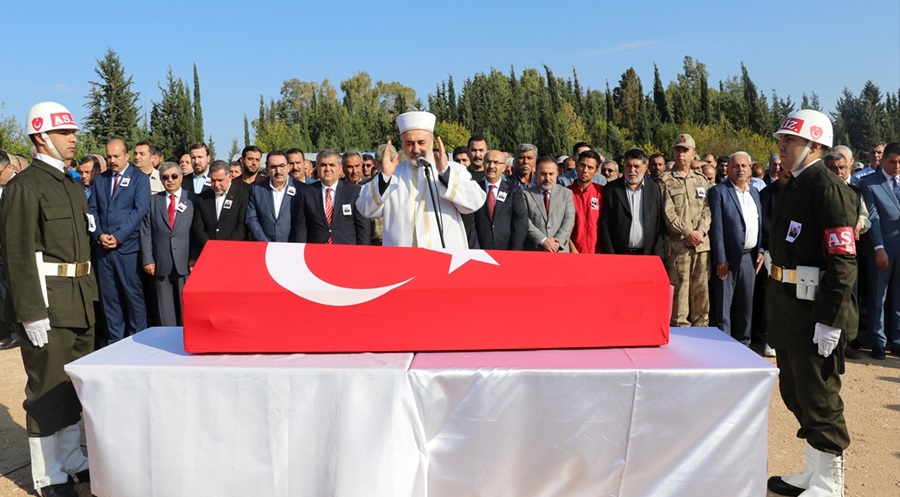 Şehit Erdoğan Türkel, dualarla uğurlandı..