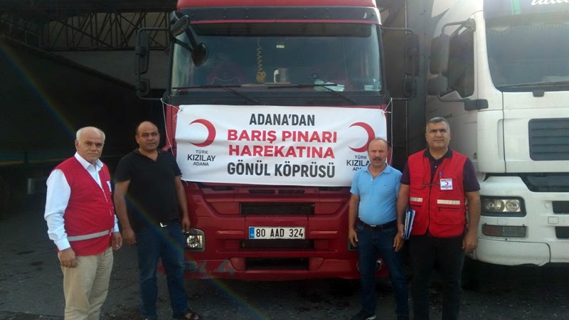 Adana'dan "Barış Pınarı Harekatı"na gönül köprüsü