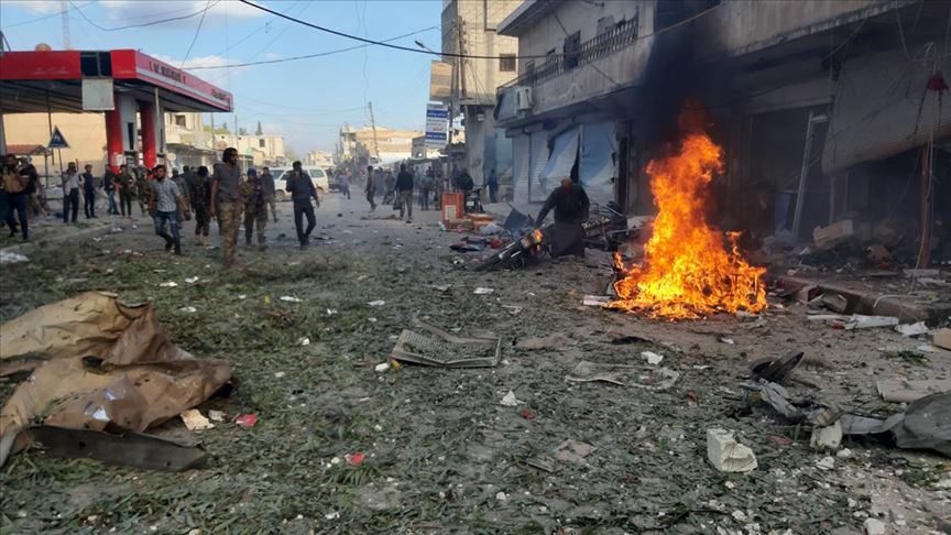 Tel Abyad'da bomba yüklü araçla saldırıda 8 sivil hayatını kaybetti