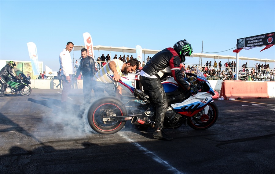 Türkiye Motodrag Şampiyonası'nın 3. ayağı Antalya'da yapıldı