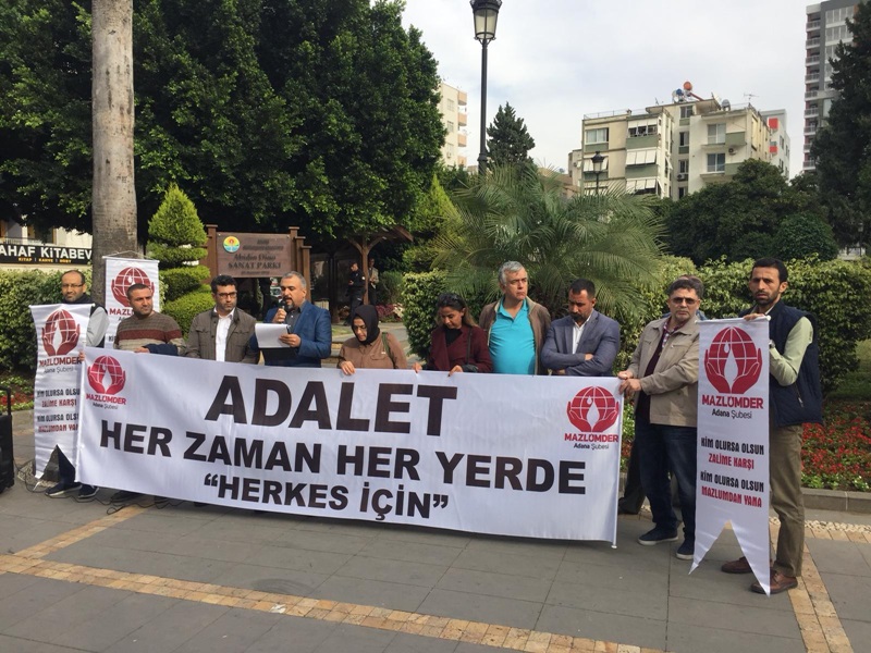 Mazlumder Adana Şubesi'nden OHAL dönemi KHK'ları hakkında açıklama..