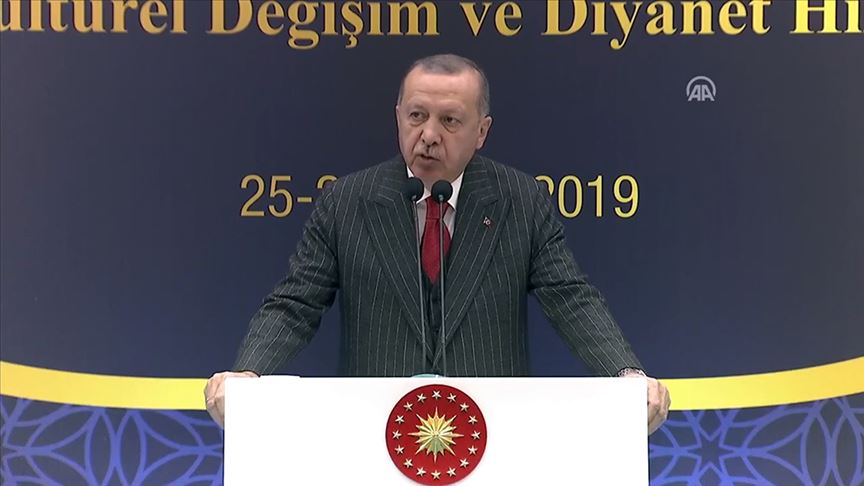 Erdoğan: İslam bize göre değil, biz İslam'a göre hareket edeceğiz