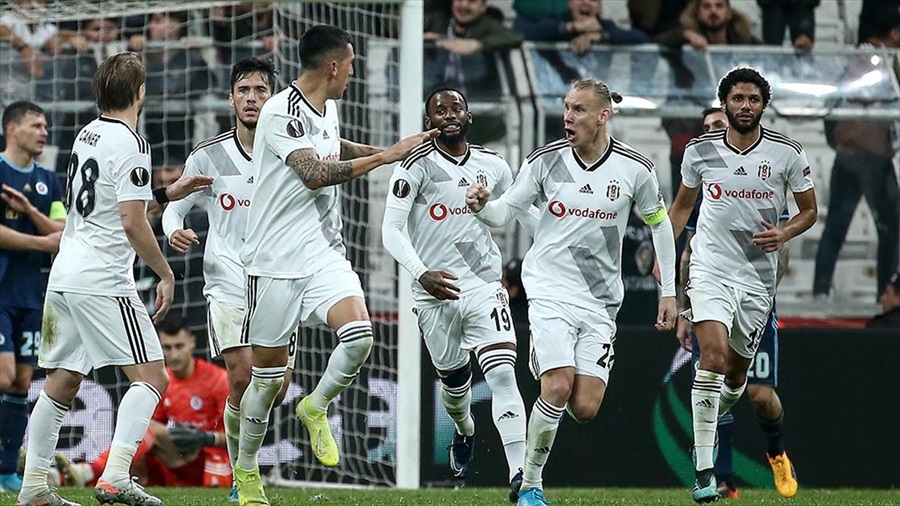 Beşiktaş avantajı üç golle aldı