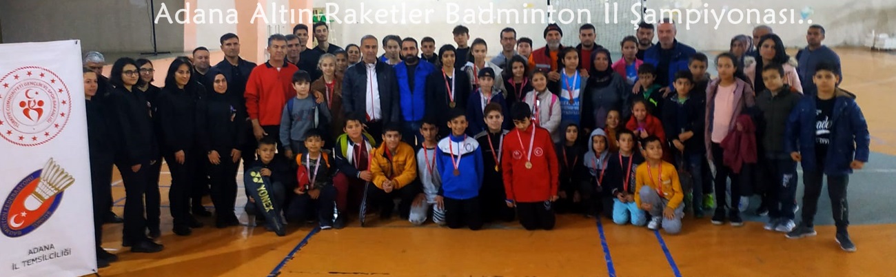 Adana Altın Raketler Badminton İl Şampiyonasına Rekor Katılım