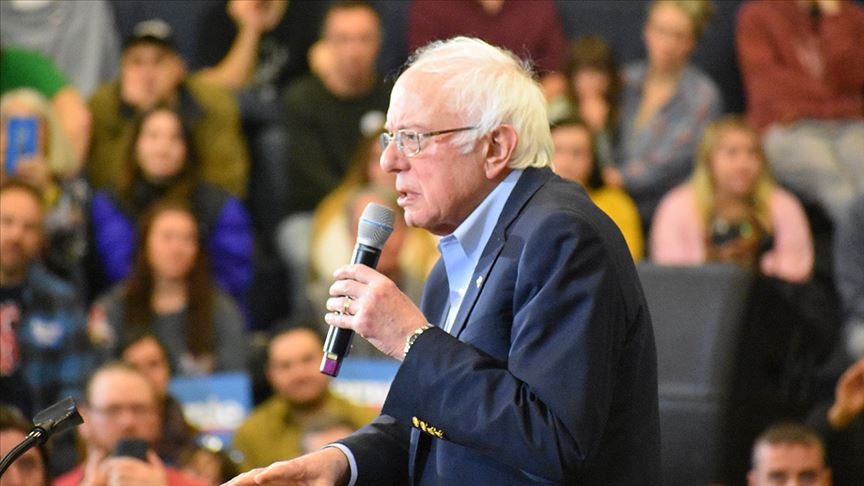 ABD'de Demokrat başkan aday adayı Bernie Sanders'tan Filistin çıkışı