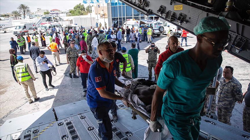 Somali'deki terör saldırısında hayatını kaybeden 2 Türk ile 16 yaralı Türkiye'ye getirilecek