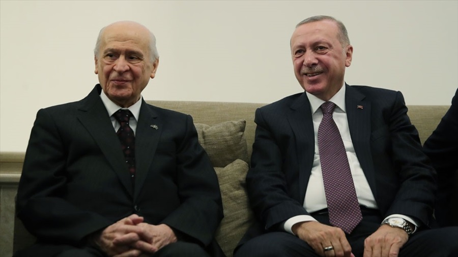 Cumhurbaşkanı Erdoğan, Bahçeli'yi kabul etti