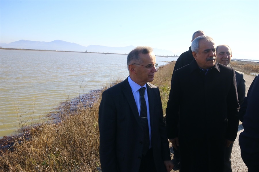 Bakan Yardımcısı Tunç, Adana'da sağanaktan etkilenen tarım alanlarında incelemede bulundu