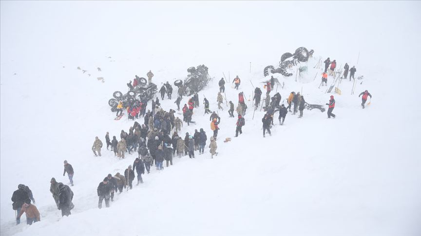 Bahçesaray'da çığ düşmesi olayında 3 müfettiş görevlendirildi