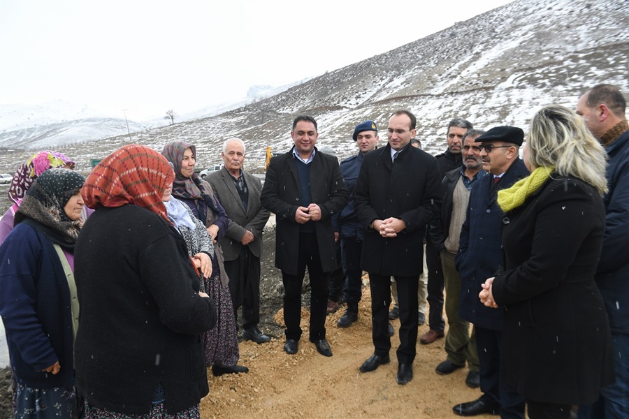 Vali Demirtaş Pozantı İlçesinde İncelemelerde Bulundu