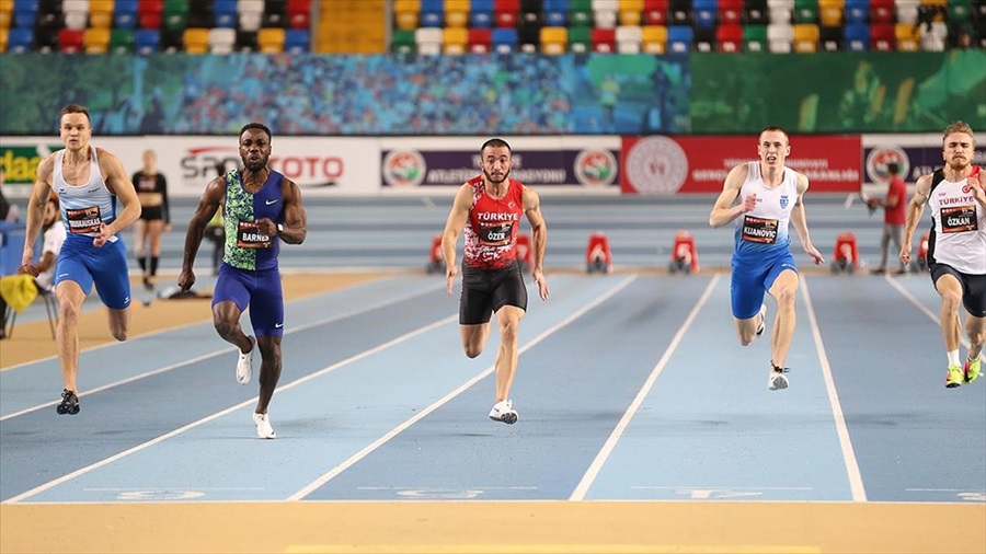 Mersin'deki atletizm sprint yarışları tamamlandı