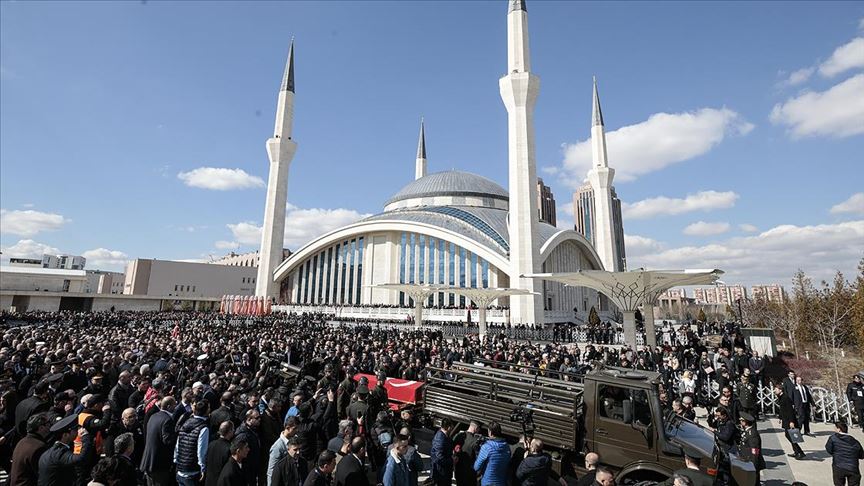 İdlib şehitlerine veda