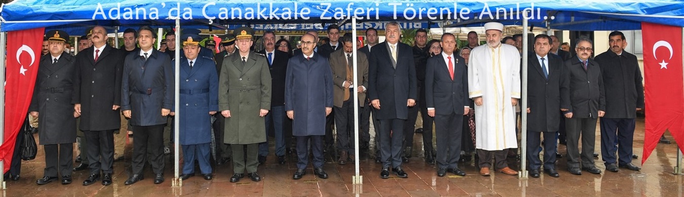 Adana’da Çanakkale Zaferi Törenle Anıldı