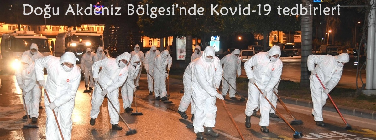 Doğu Akdeniz Bölgesi'nde Kovid-19 tedbirleri