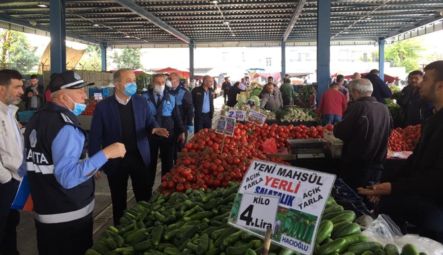 Adana Ticaret İl Müdürlüğünden Mahalle/Semt Pazarlarına Denetleme