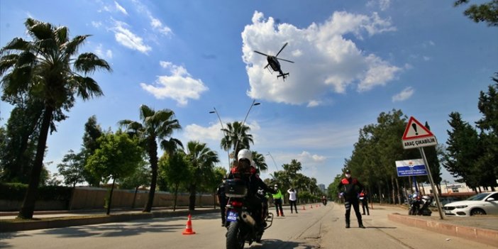 Adana'da helikopter destekli operasyonda çeşitli suçlardan aranan 9 kişi yakalandı