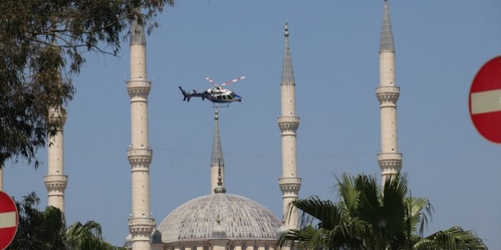 Adana'da helikopter destekli narkotik uygulaması