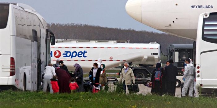 ABD'deki 346 Türk vatandaşı Gaziantep'e getirildi