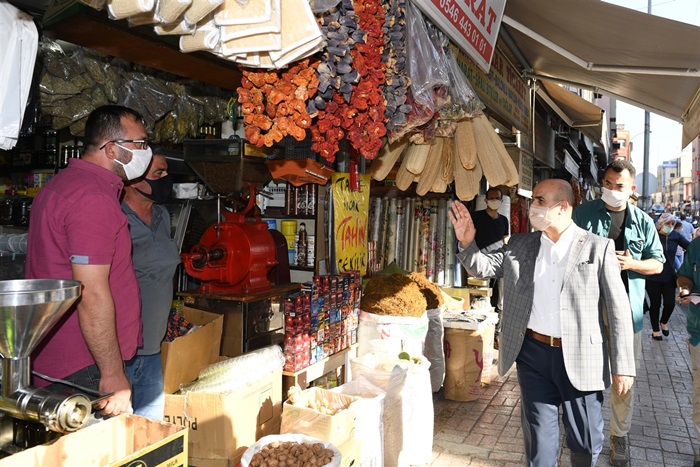 Vali Demirtaş Esnaf Ziyaretinde Bulundu