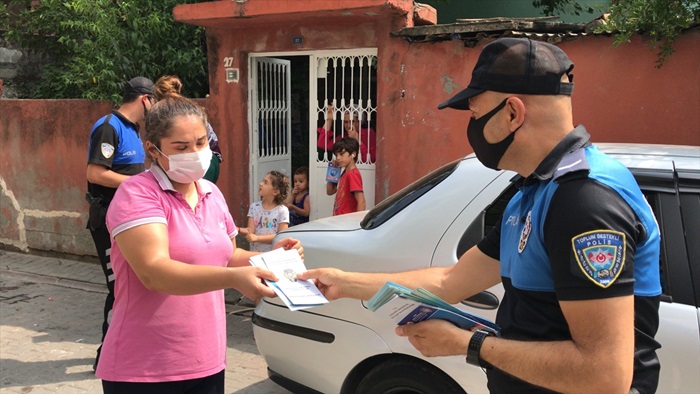 Adana polisi Kovid-19 bahanesiyle dolandırıcılığa karşı vatandaşı uyardı