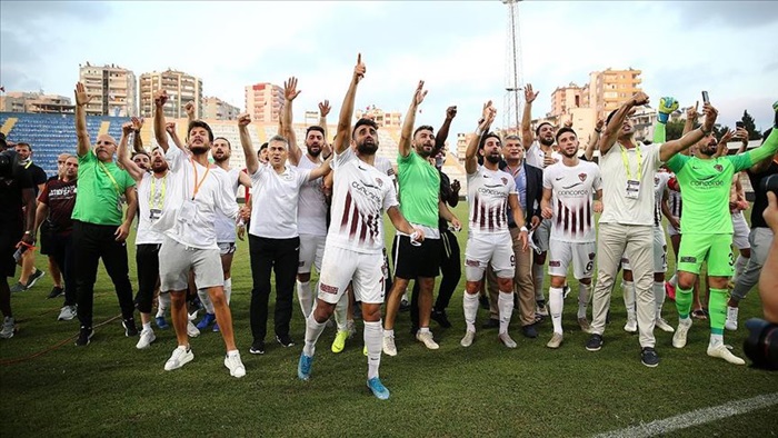 Futbol camiasından Hatayspor'a tebrik