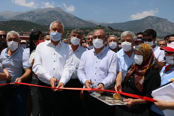 Pozantı'da temel atma ve açılış törenleri