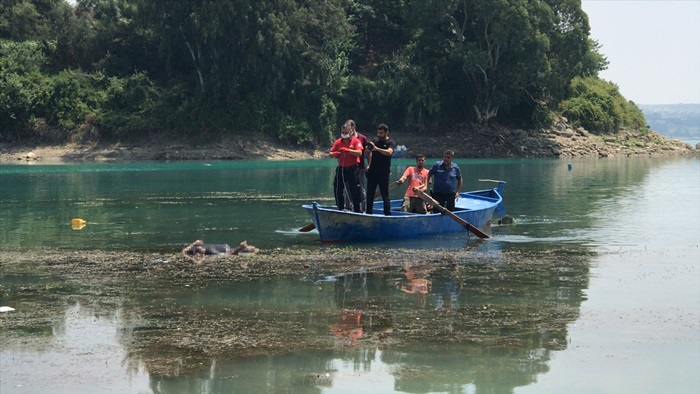 Adana'da baraj gölünde erkek cesedi bulundu