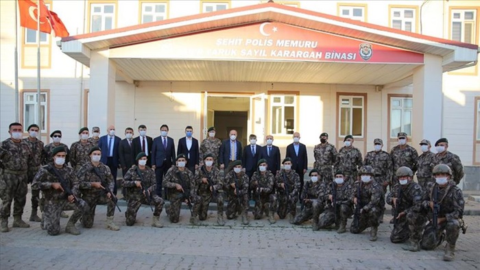 Emniyet Genel Müdürü Aktaş Azez'de, Suriye Görev Gücündeki güvenlik güçlerini ziyaret etti