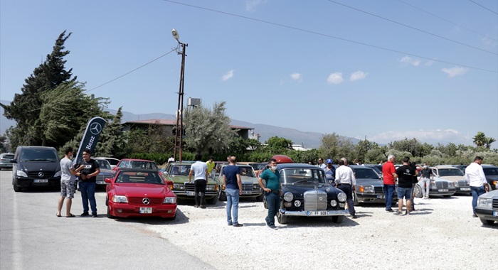 Mercedes tutkunları Hatay'da buluştu