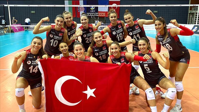 Türkiye 19 Yaş Altı Kız Voleybol Milli Takımı Avrupa Şampiyonu oldu