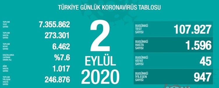 Türkiye'nin koronavirüsle mücadelesinde son 24 saatte yaşananlar