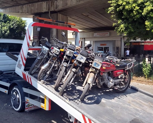 Adana'da denetimlerde 71 motosiklet sürücüsüne yasal işlem uygulandı