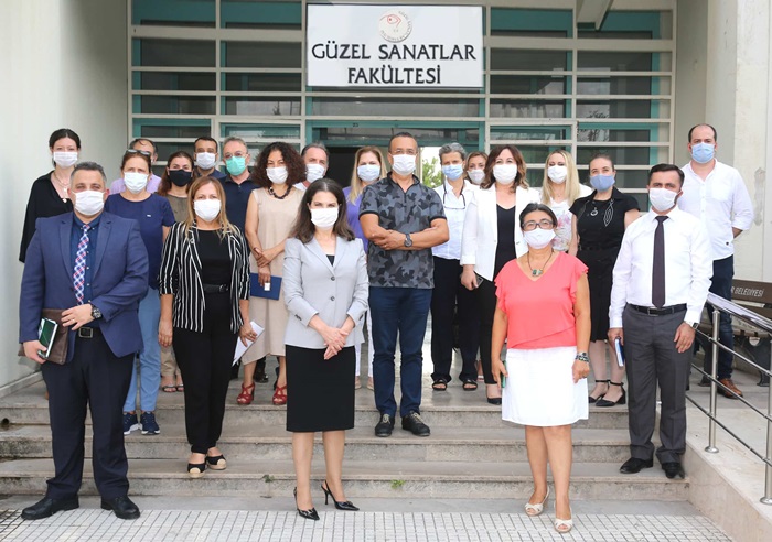 Rektör Prof. Dr. Meryem Tuncel Güzel Sanatlar Fakültesini Ziyaret Etti