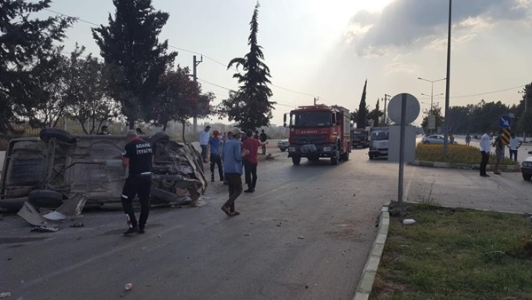 Ceyhan’da tarım işçileri kaza yaptı: 7 yaralı  