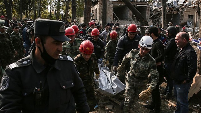 Ermenistan'ın Gence'ye düzenlediği saldırıda can kaybı 10'a çıktı