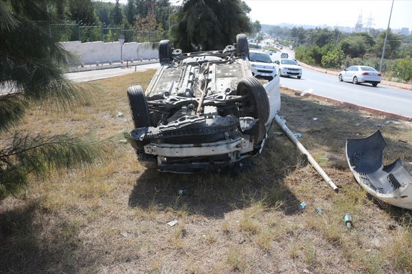 Adana'da trafik kazası: 1 yaralı