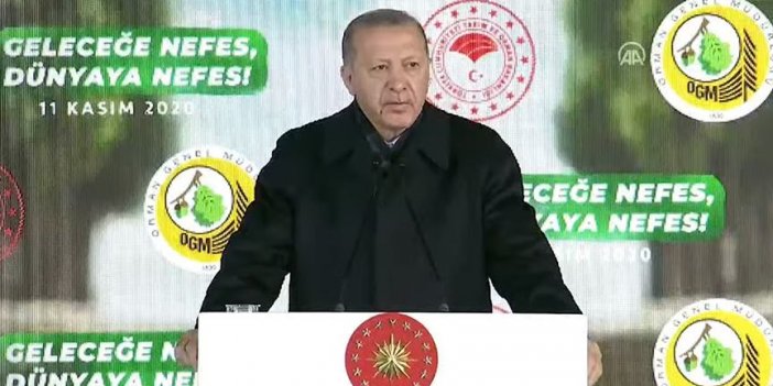 CANLI - Cumhurbaşkanı Erdoğan: Hedefimiz 2023 yılı sonuna kadar 7 milyar fidanın toprakla buluşmasını sağlamak