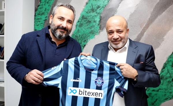 Adana Demirspor'un forma sponsoru Bitexen Teknoloji oldu