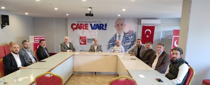 HÜDAPAR’dan Saadet Partisi İl Başkanlığına Ziyaret