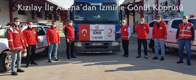 Kızılay İle Adana’dan İzmir’e Gönül Köprüsü