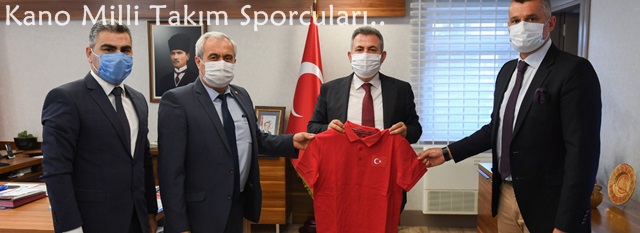 Kano Milli Takım Sporcularından Vali Elban’a Ziyaret