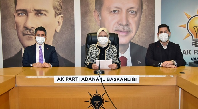 Çukurova'da AK Parti'li kadınlar şiddete karşı tek ses oldu